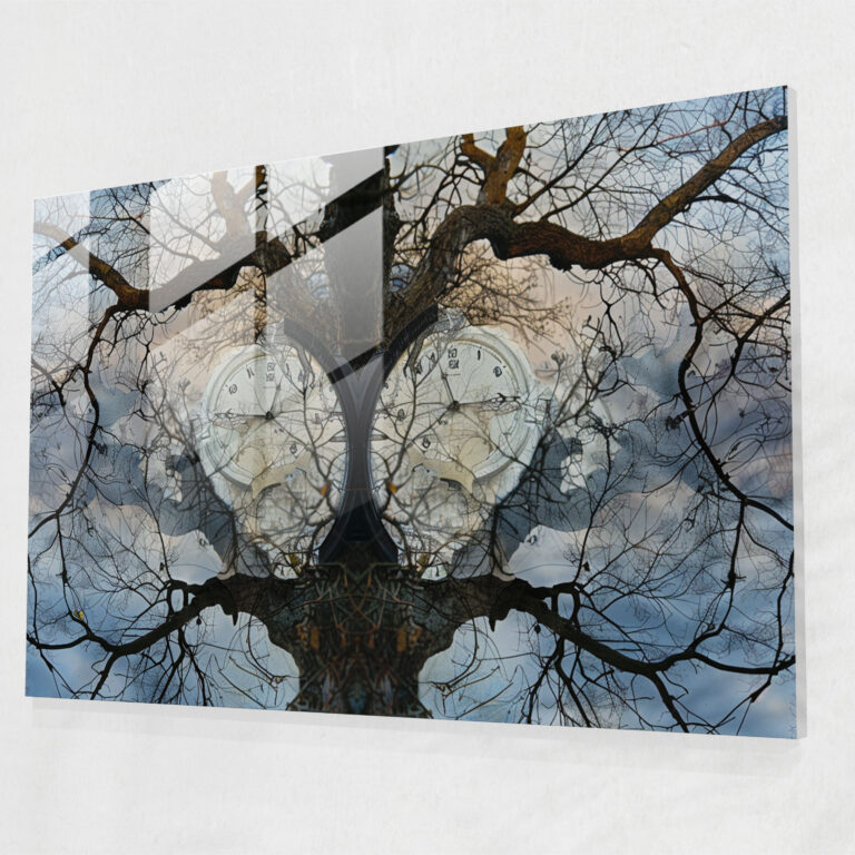 Salvador Dali Distorted Clocks Glass Wall Art - Salvador Dali, Home Decoration, Surrealism, Salvador Dali