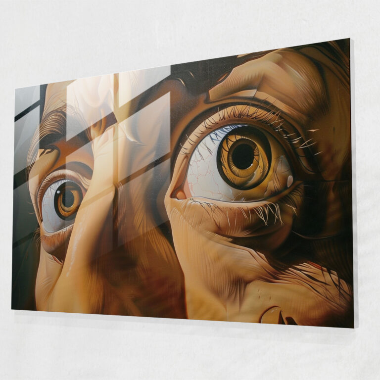 Salvador Dali Floating Eyes Modern Art - Salvador Dali, Glass Wall Art, Salvador Dali, Modern Art