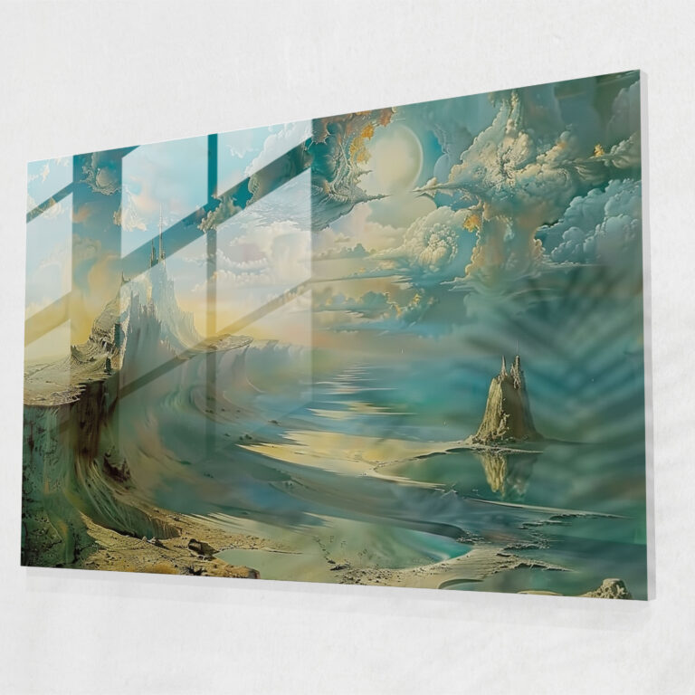 Salvador Dali Dream-Like Landscapes Home Decoration - Salvador Dali, Modern Art, Glass Art, Home Decoration