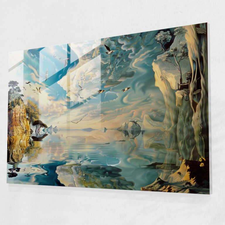 Salvador Dali Surreal Dreamscapes Home Decoration - Salvador Dali, Wall Decoration, Glass Print, Glass Wall Art