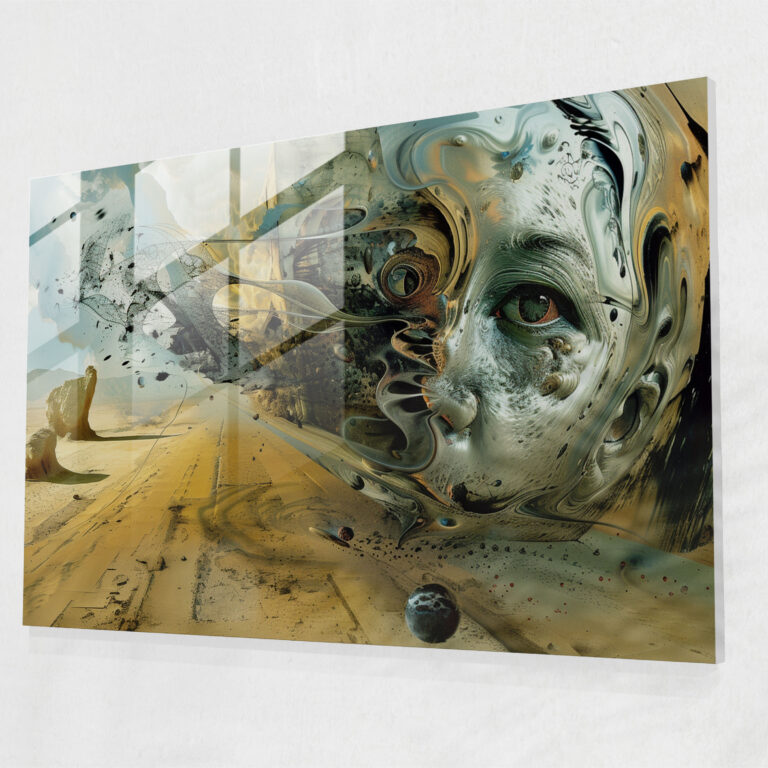 Abstract Dream Glass Art - Salvador Dali, Modern Art, Salvador Dali, Glass Art