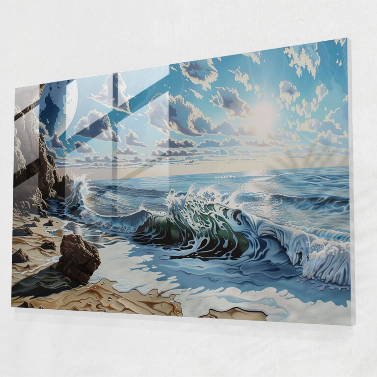 Surreal Seascape Glass Decoration - Salvador Dali, Salvador Dali, Home Decoration, Modern Art