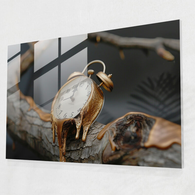 Salvador Dali Melting Clock Glass Print - Salvador Dali, Glass Print, Modern Art, Glass Wall Art