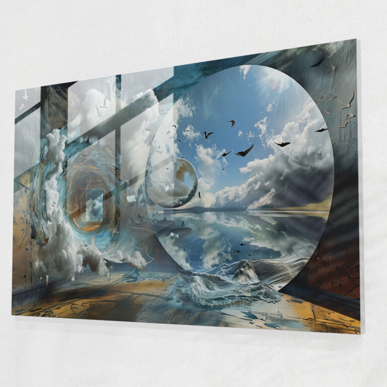 Salvador Dali Dream Sequence Home Decoration - Salvador Dali, Wall Decoration, Salvador Dali, Glass Art