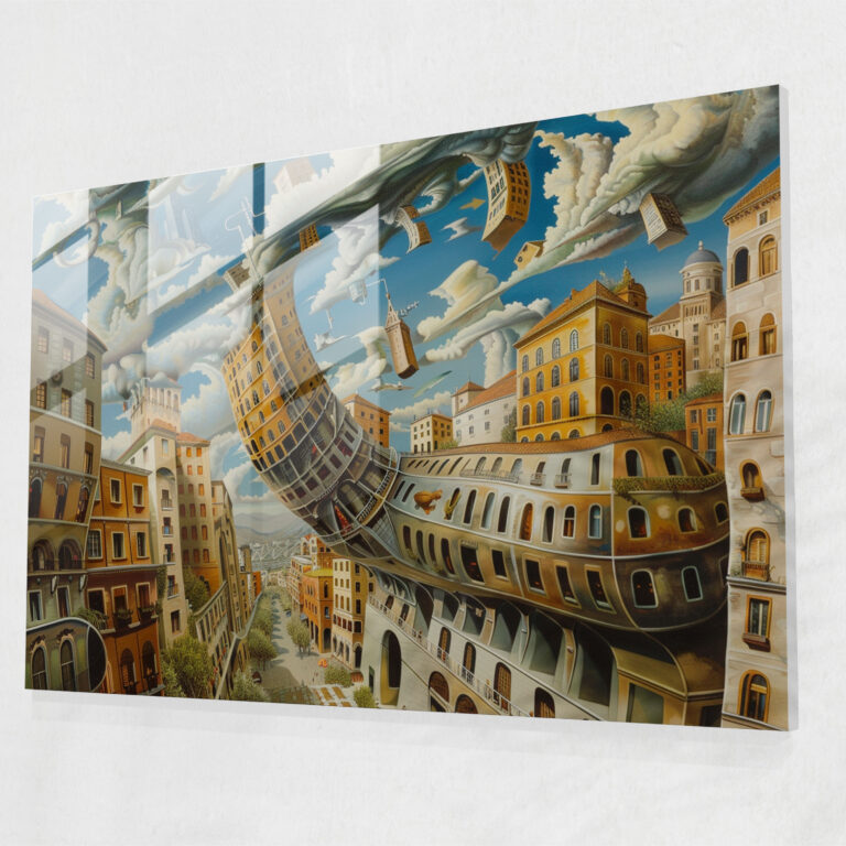 Salvador Dali Home Decoration - Surreal Cityscape - Salvador Dali, Home Decoration, Salvador Dali, Cityscape