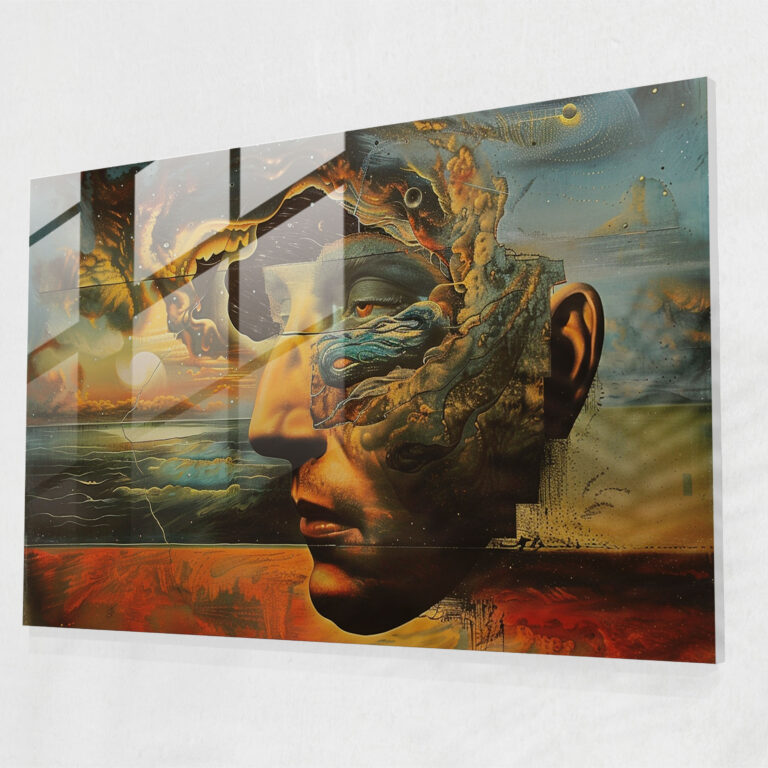 Salvador Dali Cosmic Dreams Wall Decoration - Salvador Dali, Glass Print, Surrealism, Wall Decoration