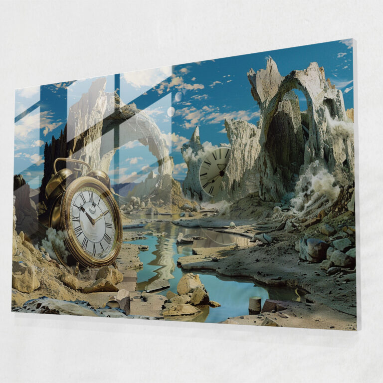 Salvador Dali Glass Print - Salvador Dali, Modern Art, Wall Decoration, Home Decoration