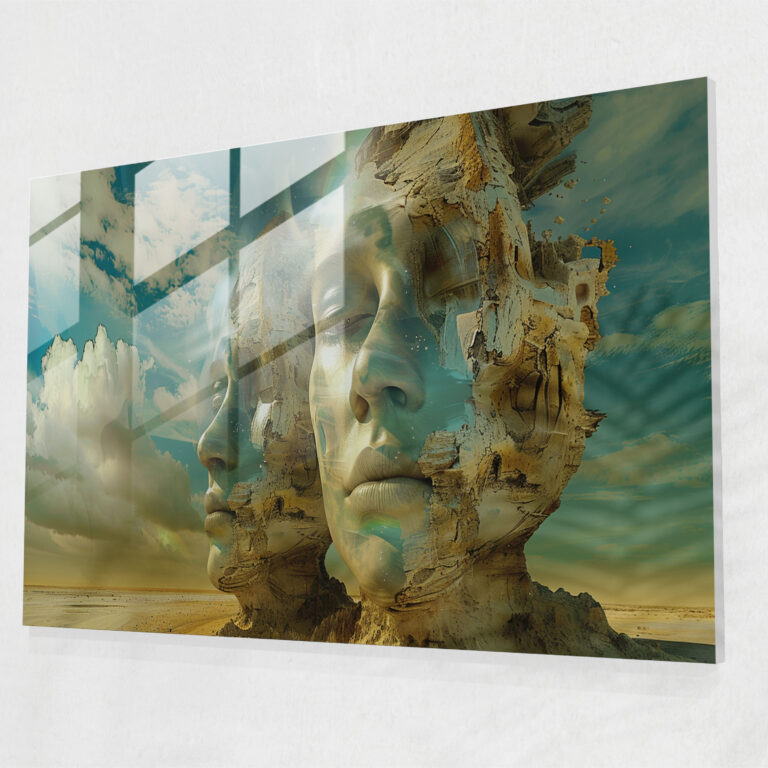 Dreamlike Salvador Dali Glass Wall Art - Salvador Dali, Modern Art, Wall Decoration, Glass Wall Art