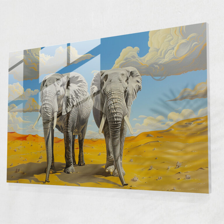 Surrealistic Salvador Dali Glass Print - Salvador Dali, Glass Print, Glass Art, Salvador Dali