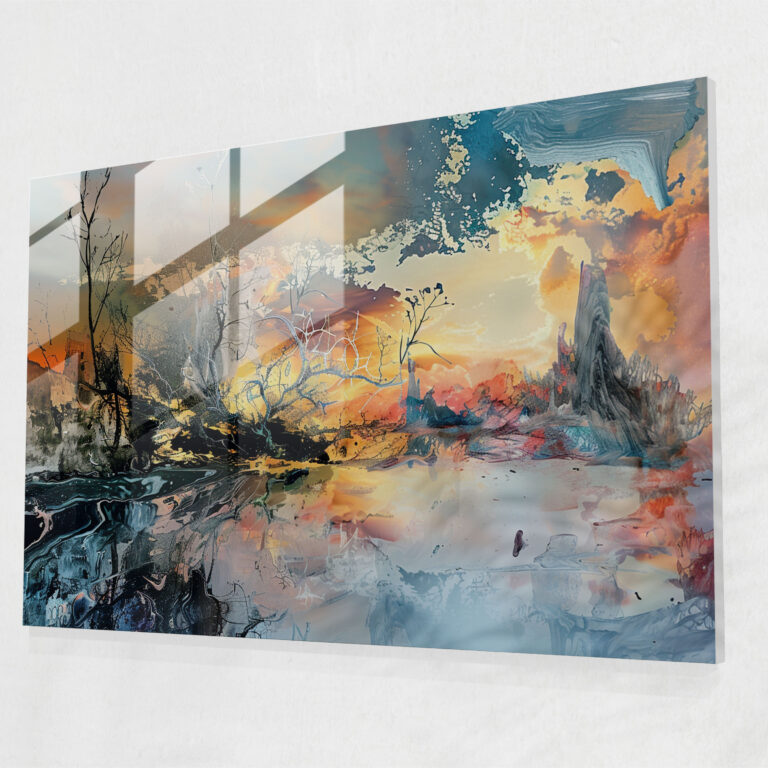 Dreamlike Salvador Dali Glass Wall Art - Salvador Dali, Home Decoration, Modern Art, Wall Decoration