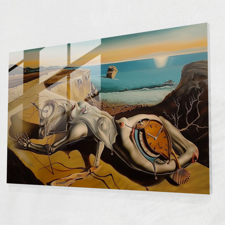 The Enigma Of Desire Modern Art Glass Print - Salvador Dali, Wall Decoration, Glass Print, Salvador Dali