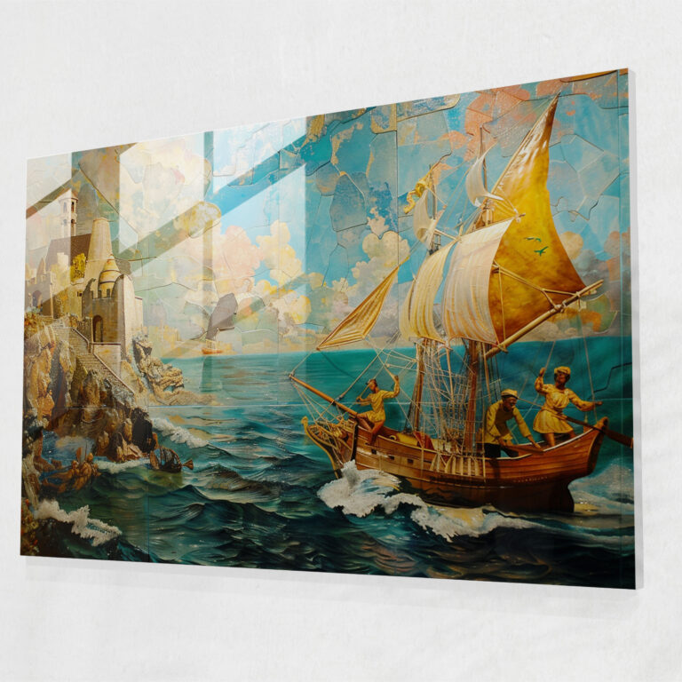 The Discovery Of America By Christopher Columbus Wall Decoration - Salvador Dali, Modern Art, Salvador Dali, Wall Decoration