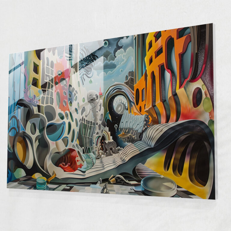 Outlandish Salvador Dali Glass Art - Salvador Dali, Wall Decoration, Glass Art, Salvador Dali