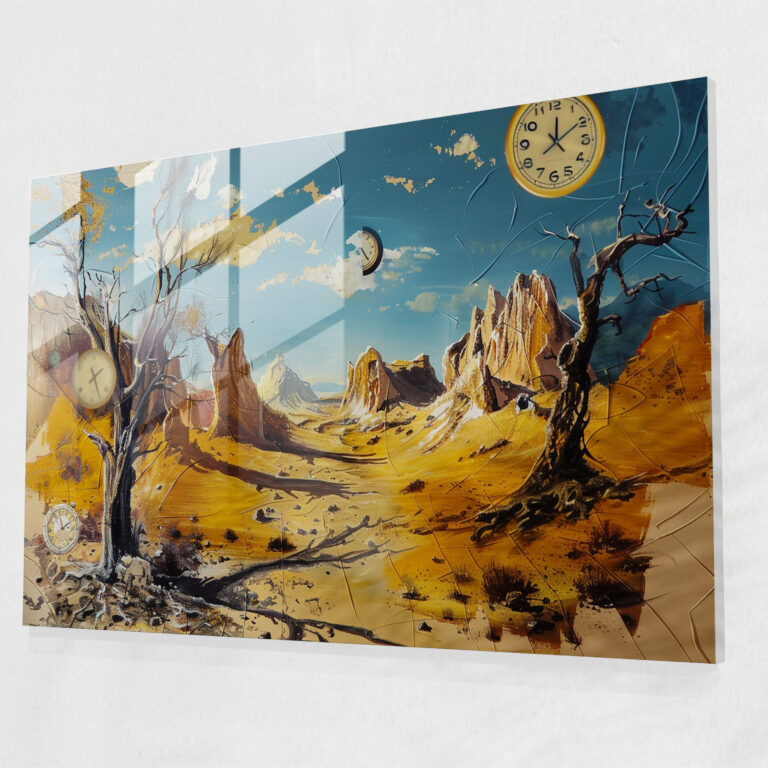 Whimsical Salvador Dali Glass Wall Art - Salvador Dali, Wall Decoration, Surrealism, Modern Art