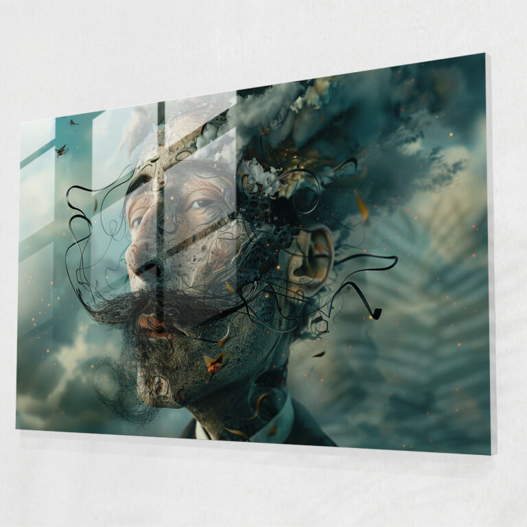 Surreal Salvador Dali Glass Art - Salvador Dali, Home Decoration, Surrealism, Modern Art