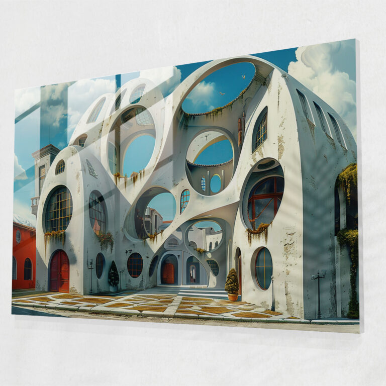 Impossible Geometry Glass Art - Salvador Dali, Impossible Geometry, Salvador Dali, Wall Decoration