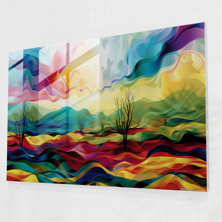 Salvador Dali Home Decoration: Abstract Landscapes - Salvador Dali, Salvador Dali, Home Decoration, Glass Print