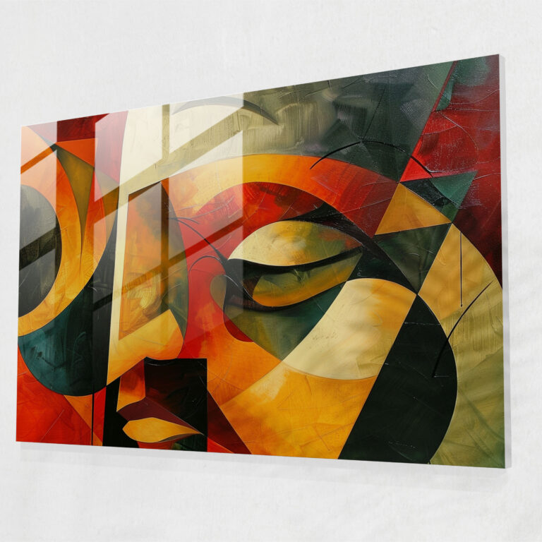 Salvador Dali Glass Wall Art: Abstract Shapes - Salvador Dali, Glass Wall Art, Modern Art, Salvador Dali