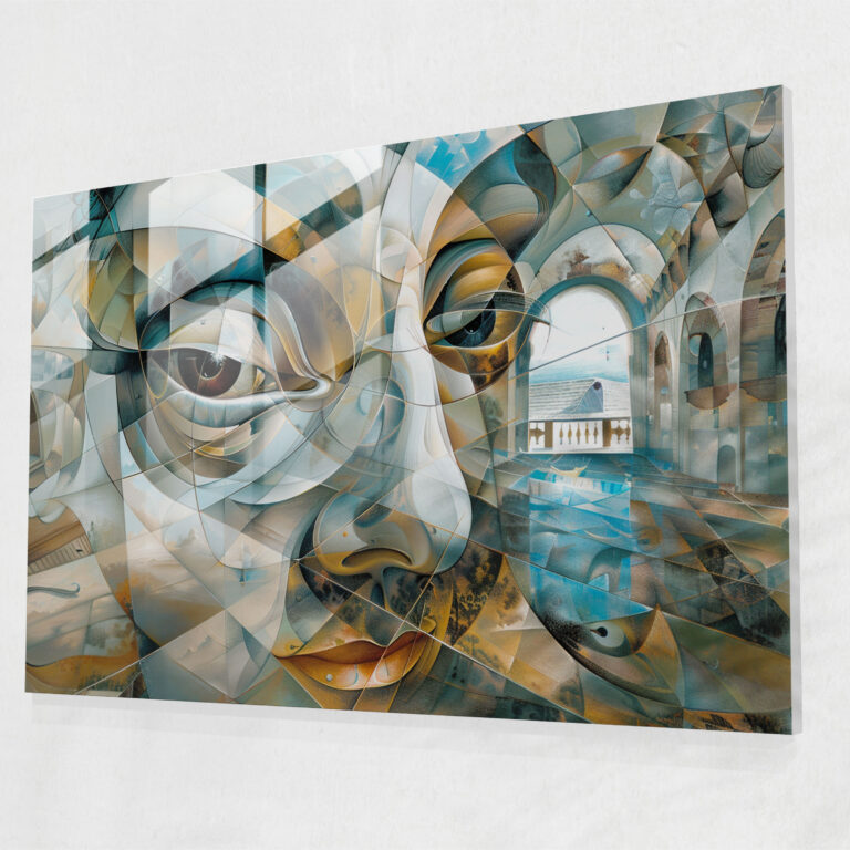 Optical Illusions Glass Wall Art - Salvador Dali, Salvador Dali, Glass Art, Glass Wall Art