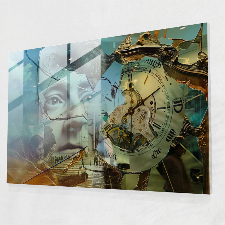 Salvador Dali Dream Sequence Glass Print - Salvador Dali, Modern Art, Salvador Dali, Home Decoration