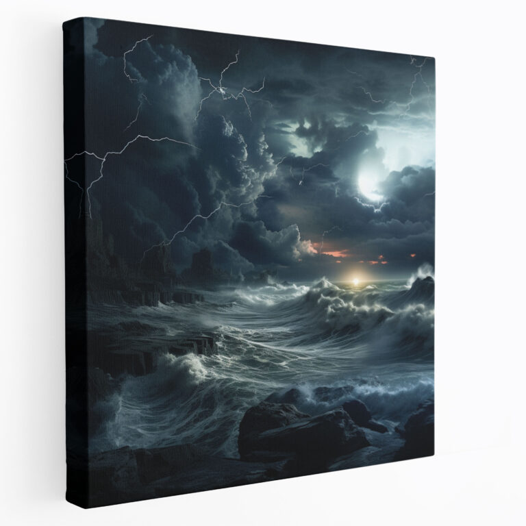 Seascape Wall Decoration - Seascape, Wall Art, Canvas Print, Dramatic