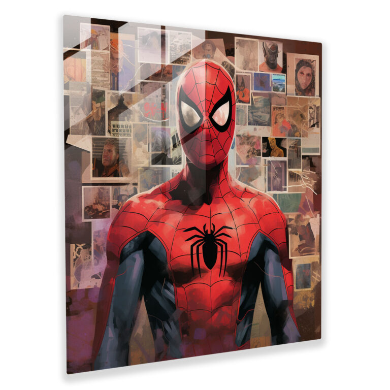 Spider-Man Glass Print - Spider Man, Glass Print, Spider-Man, Glass Wall Art