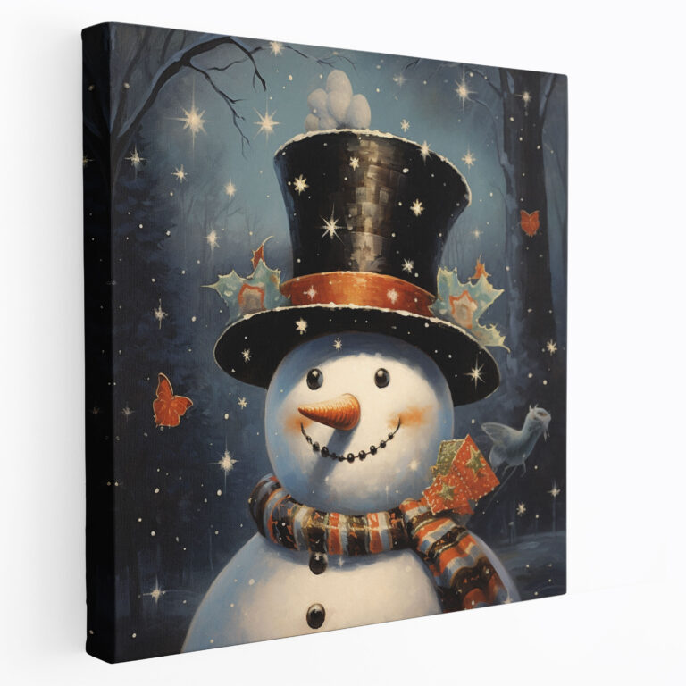 Whimsical Snowman Wall Art - Snowman, Home Decoration, Wall Decoration, Winter Decor