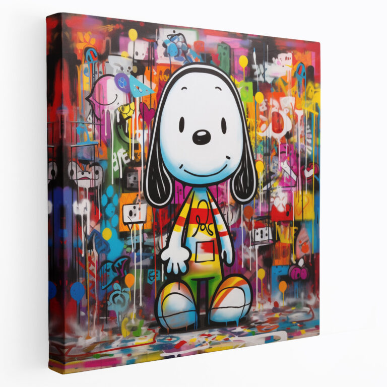 Snoopy Wall Art - Snoopy, Canvas Wall Art, Home Decoration, Urban