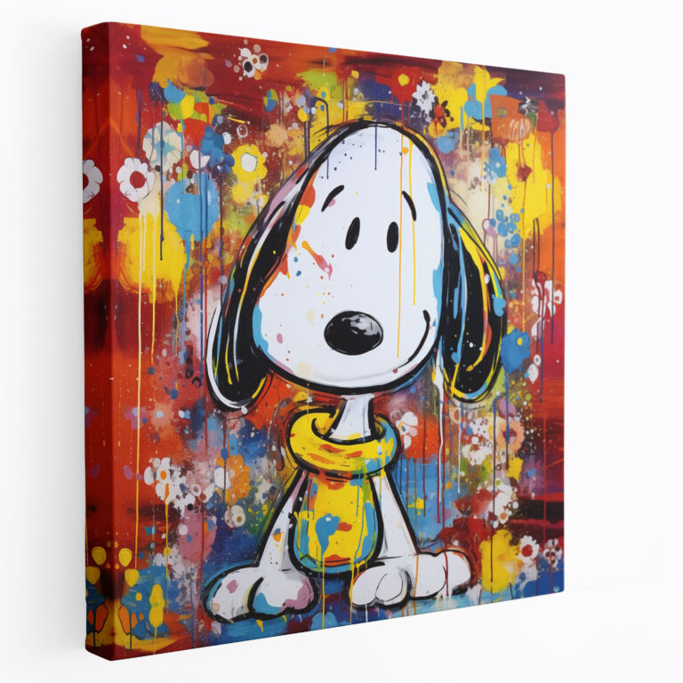 Snoopy Wall Art - Expressive Snoopy Canvas Print - Snoopy, Canvas Print, Canvas Wall Art, Expressive