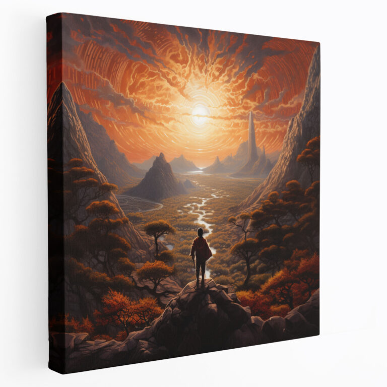 Sunrise Horizon Wall Decoration - Sunrise, Sunrise, Elegant, Wall Art