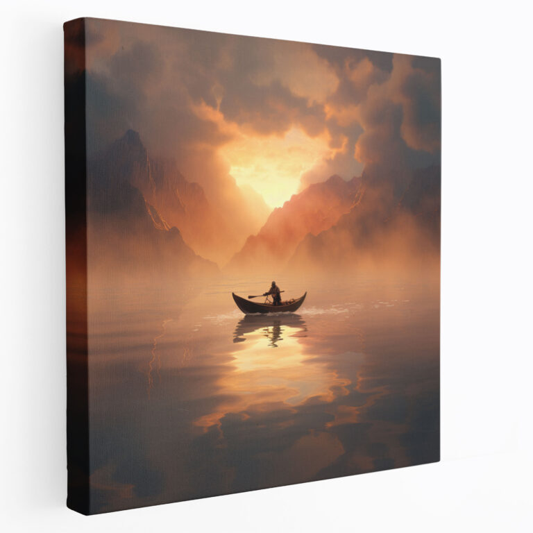 Sunrise Reflection Canvas Print - Sunrise, Canvas Wall Art, Canvas, Wall Art