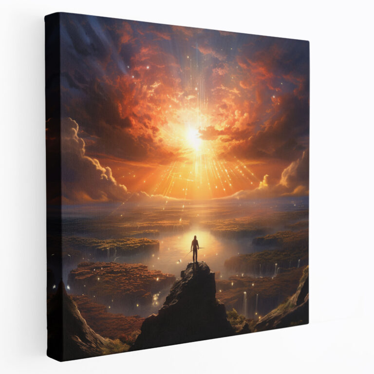 Sunrise Awakening Canvas Print - Sunrise, Home Decoration, Peaceful, Serene