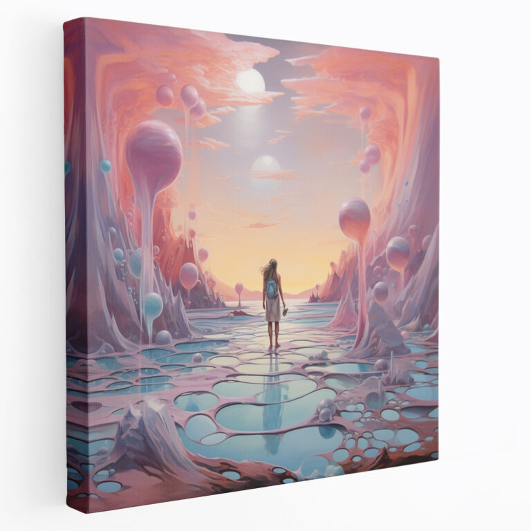Pastel Sunrise Canvas Print - Sunrise, Pastel, Dreamy, Canvas Print