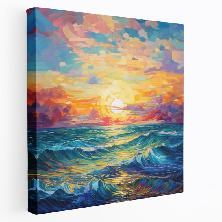 Sunrise Canvas Print - Sunrise, Home Decoration, Ocean, Tranquility
