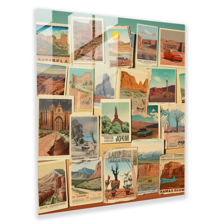 Southwest Wanderlust Glass Print - Southwest, Wanderlust, Southwest, Glass Print