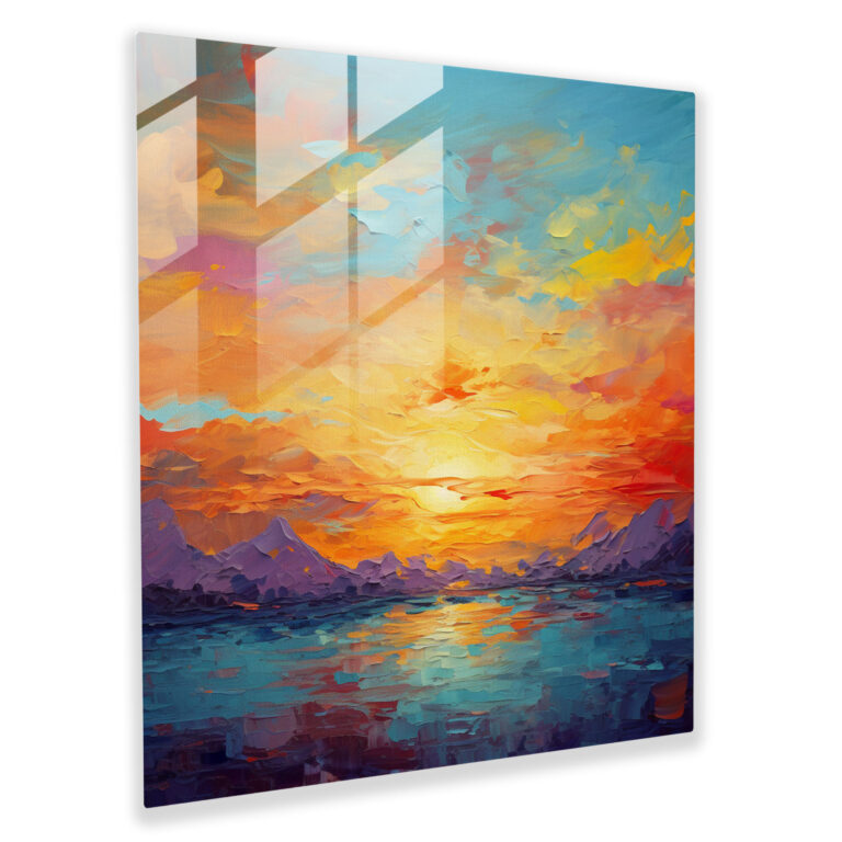 Southwest Fusion Glass Print - Southwest, Glass Art, Glass Print, Home Decoration