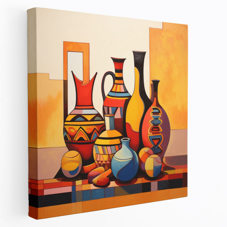 Southwest Wall Decoration - Abstract Pottery - Southwest, Wall Art, Wall Decoration, Canvas Wall Art