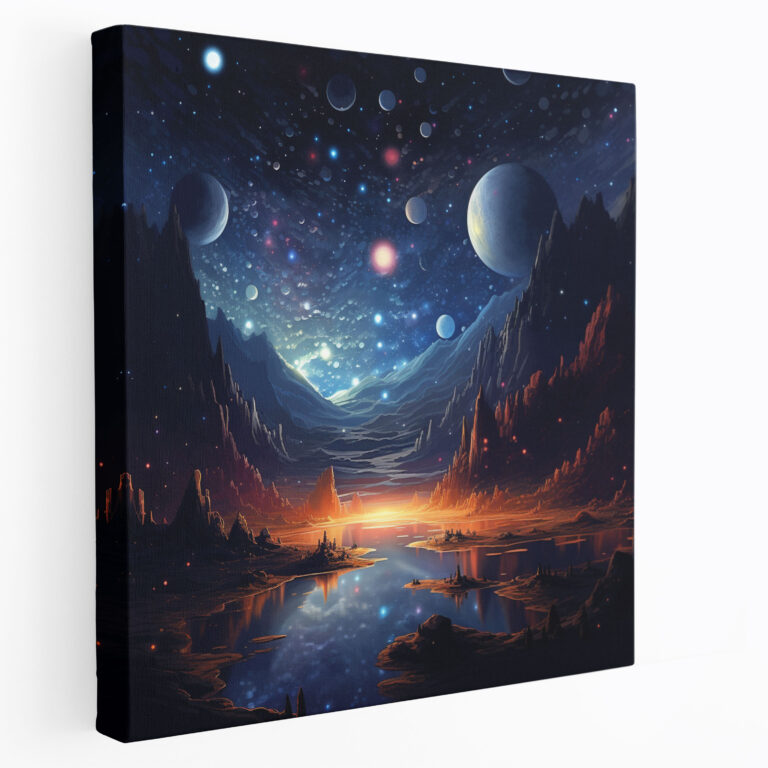 Celestial Spiritual Wall Art - Spiritual, Stars, Celestial, Wall Decoration