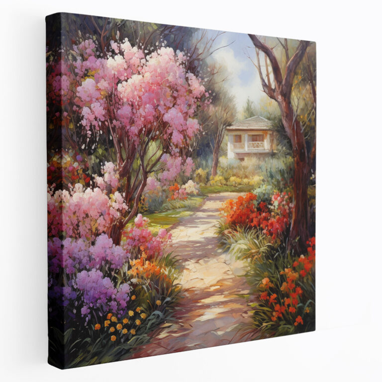Tranquil Spiritual Canvas Print - Spiritual, Tranquil, Wall Decoration, Oil Painting