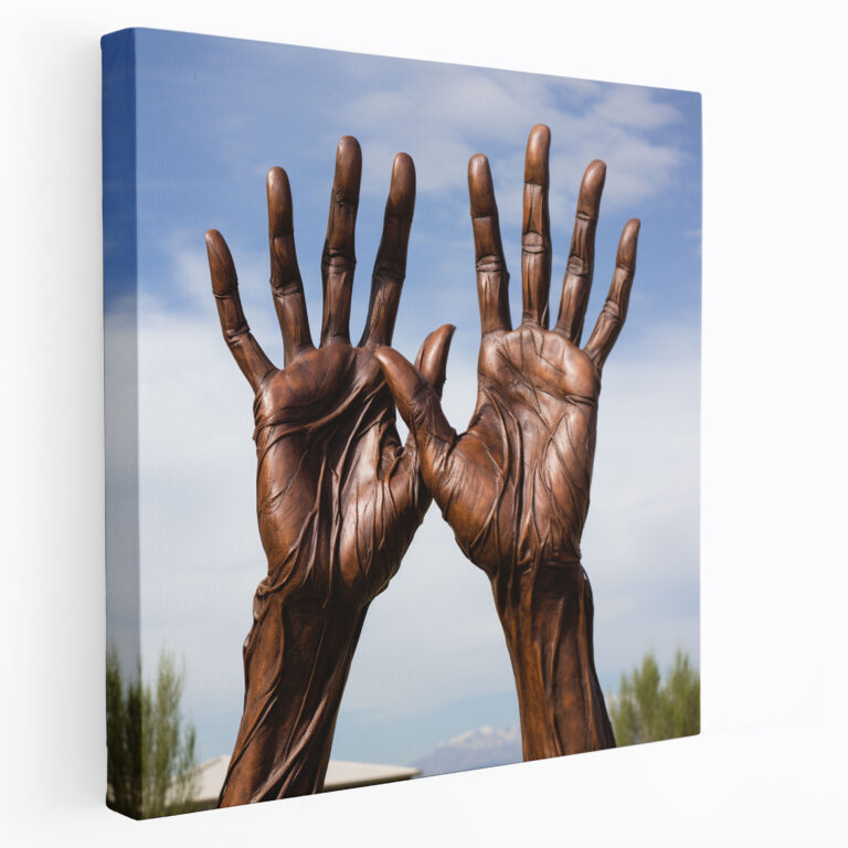 Interconnected Spiritual Wall Art - Spiritual, Canvas, Hands, Interconnected