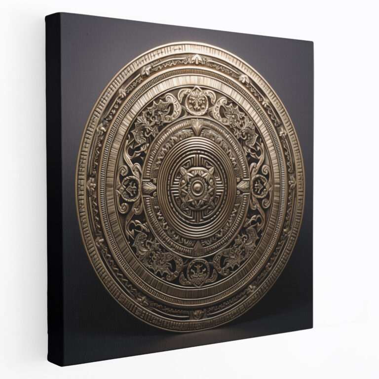 Mandala Spiritual Wall Decoration - Spiritual, Intricate Patterns, Symbols, Home Decoration