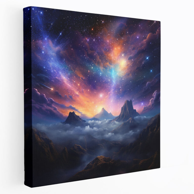 Celestial Spirit Wall Decoration - Spiritual, Wall Decoration, Celestial Scene, Stars