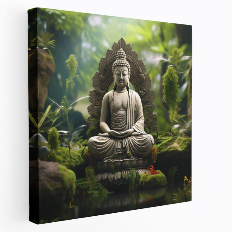 Spiritual Buddha Wall Art - Spiritual, Canvas Print, Serene Buddha, Wall Decoration