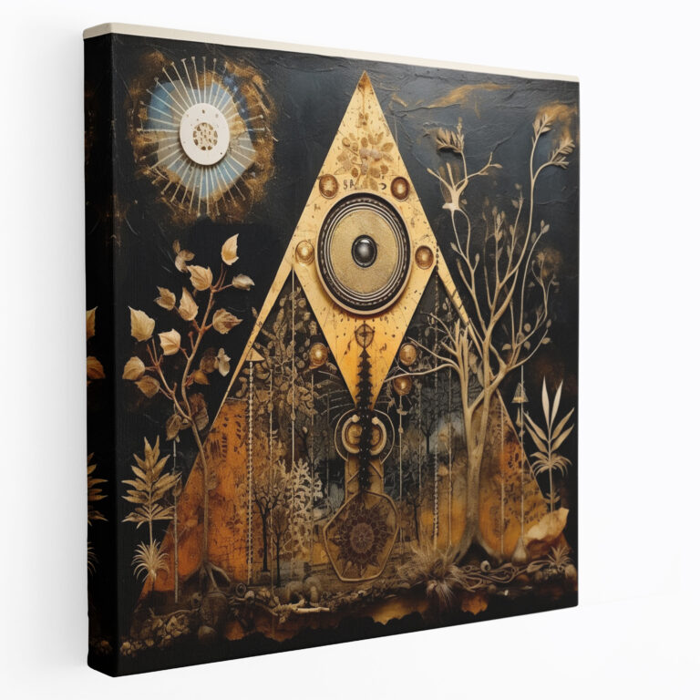 Spiritual Collage Wall Decoration - Spiritual, Canvas, Spiritual, Home Decoration
