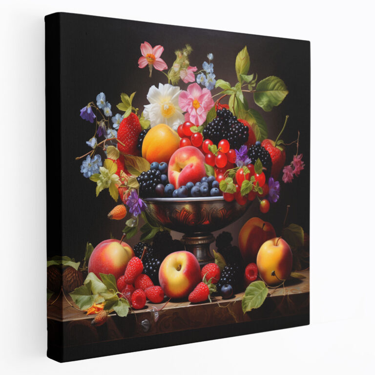 Still Life Canvas Print - Bowl Of Fruit - Still Life, Canvas Print, Wall Decoration, Fruit