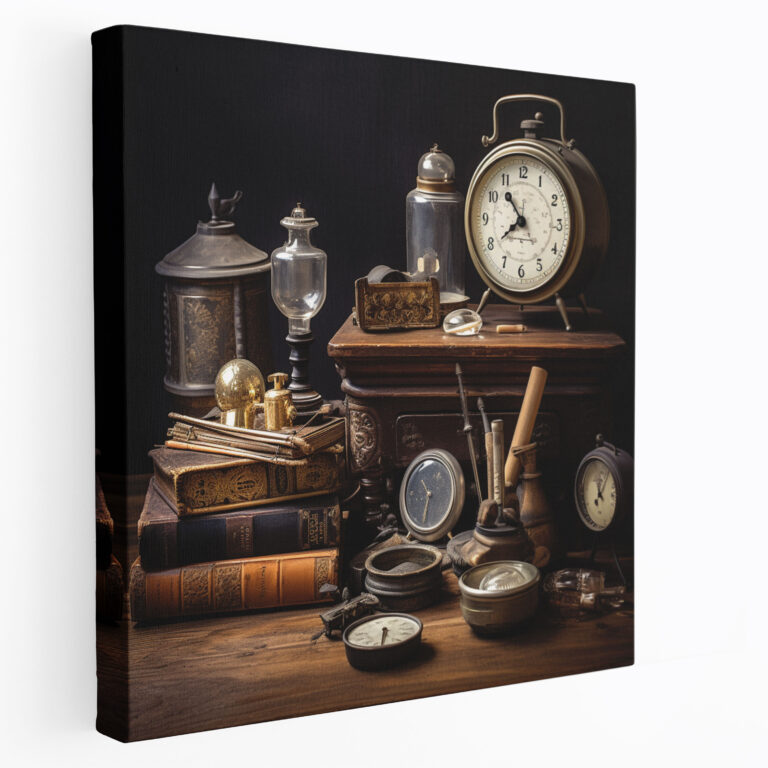 Still Life Wall Art - Vintage Antique Objects - Still Life, Wall Art, Wall Decoration, Canvas Wall Art