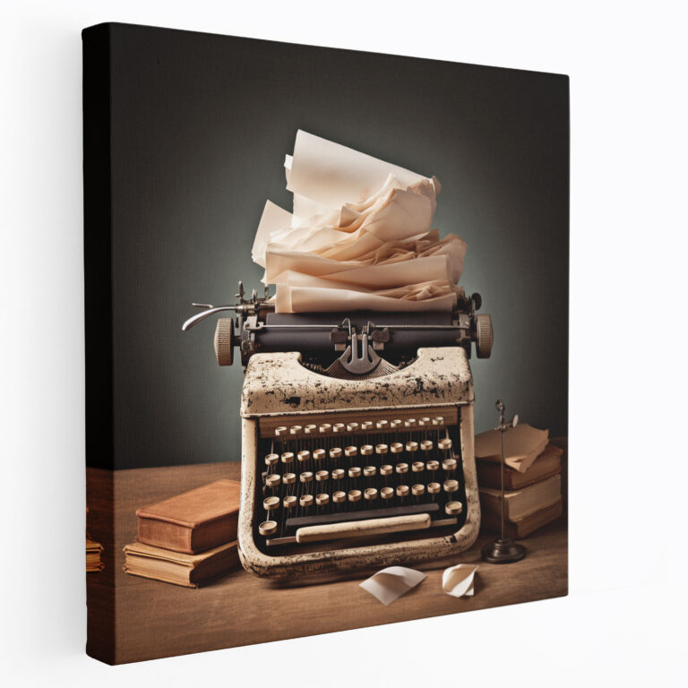Still Life Wall Art - Vintage Typewriter - Still Life, Vintage Typewriter, Wall Art, Photograph