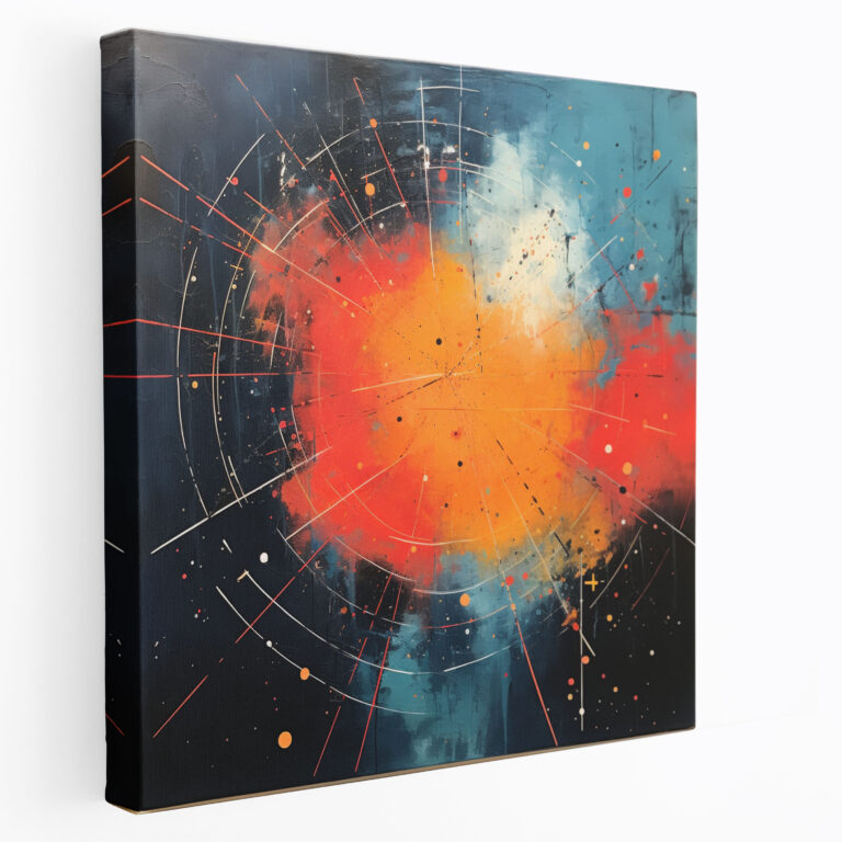 Star Map Canvas Print - Star Map, Celestial Painting, Wall Art, Star Map
