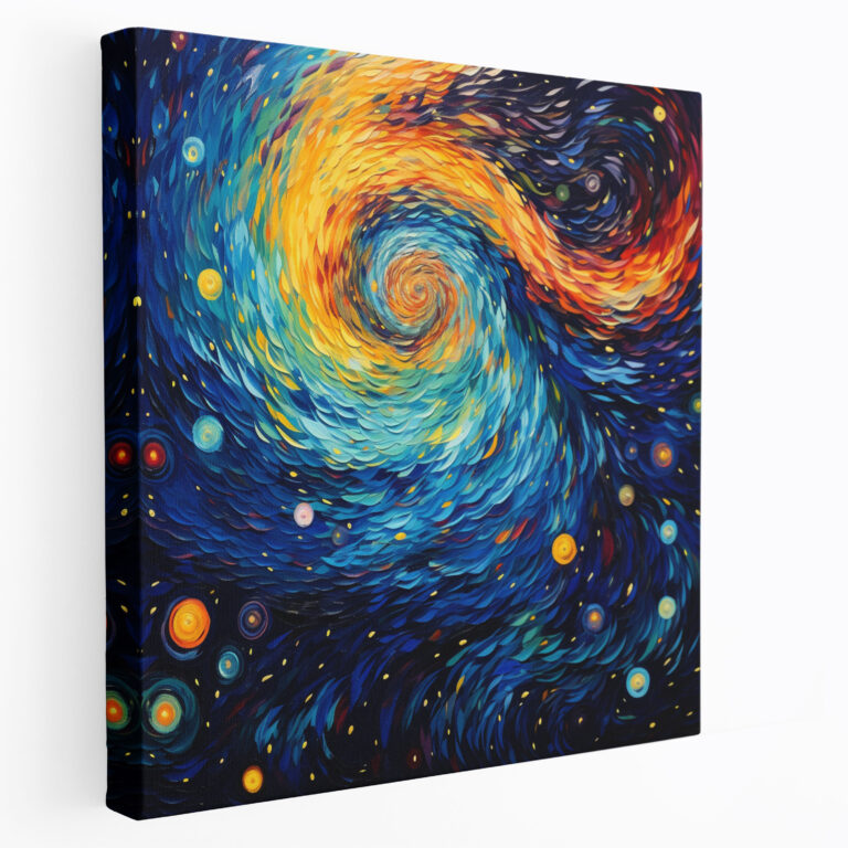 Star Map Canvas Print - Star Map, Canvas, Canvas Print, Swirling Patterns