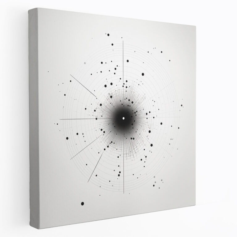Minimalistic Star Map Wall Art - Star Map, Canvas Print, Star Chart, Home Decoration